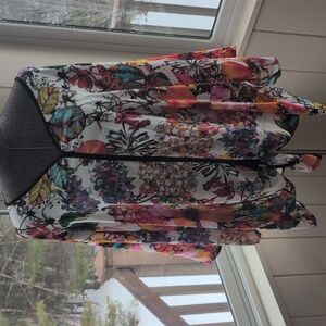 Spense Colorful Floral Women's Blouse